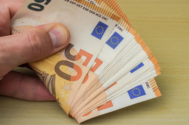 Most az euró gyengült kicsit. Fotó: Depositphotos
