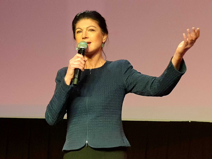 Sahra Wagenknecht megdicsérte a pártját