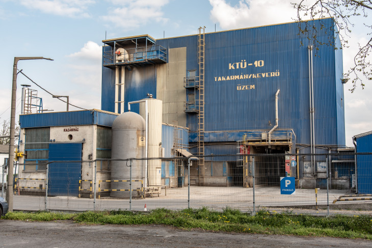 Az UBM környei takarmánygyártó üzeme