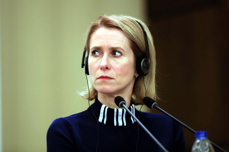  Kaja Kallas, az Európai Unió kül- és biztonságpolitikai főképviselője az Arab Összekötő Csoport külügyminisztereinek a szíriai helyzetről tartott tanácskozásán a jordániai Akabában 2024. december 14-én. A szíriai felkelők december 8-án megdöntötték Bassár el-Aszad szíriai elnök uralmát.