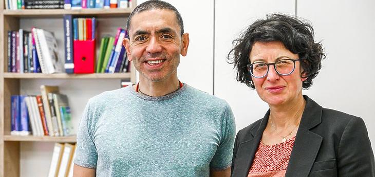 Özlem Türeci és Ugur Sahin. Fotó: deutschland.de 