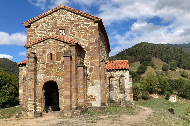 Santa Cristina de Lena sajnos zárva volt 