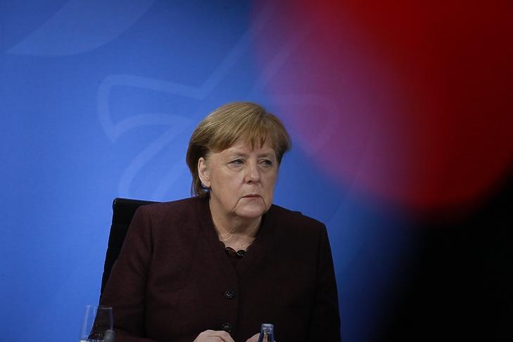 Angela Merkel (Fotó: EPA/CHRISTIAN MARQUARDT)