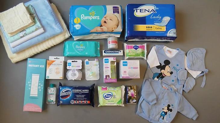 Praktikus megoldás szülés után - összeállított kórházi csomagok