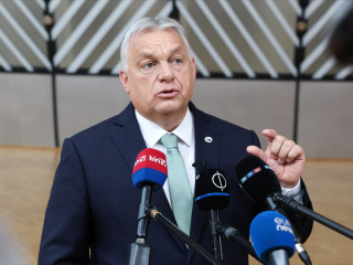 Orbán Viktor az EU-csúcson