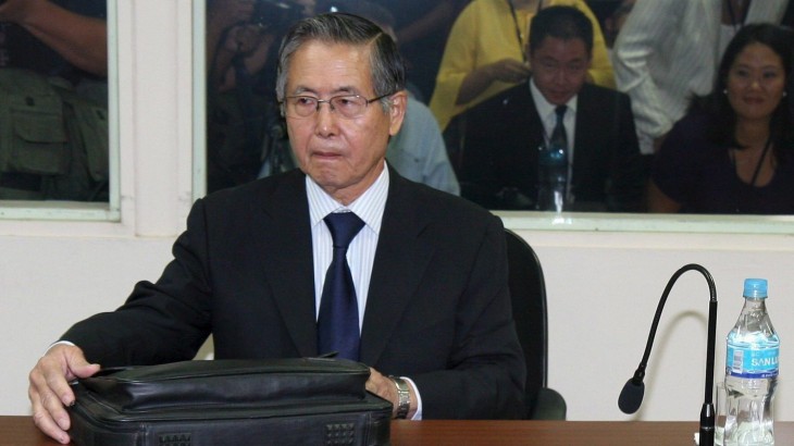 Alberto Fujimorit 25 év börtönre ítélte a bíróság. Fotó: MTI
