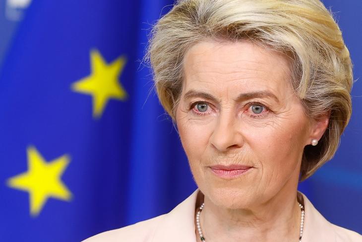 Ursula von der Leyen, az Európai Bizottság elnöke már április elején bejelentette az eljárás megindítását Magyarországgal szemben. Fotó: EPA/STEPHANIE LECOCQ
