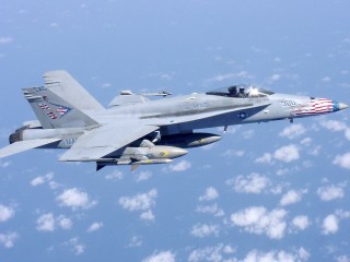 Egy amerikai F/A–18 Hornet