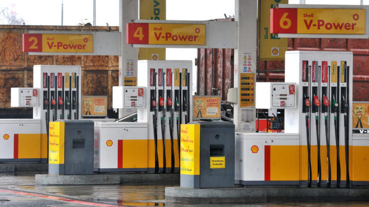 A Shell egyik budapesti benzinkútja (Fotó: MTI/Máthé Zoltán)
