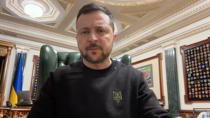 Zelenszkij a Krímről beszélt. Fotó: Ukrán elnöki hivatal