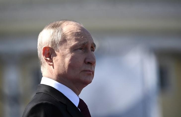 Vlagyimir Putyin. Fotó: MTI/EPA/Pool/Szputnyik/Alekszandr Kazakov