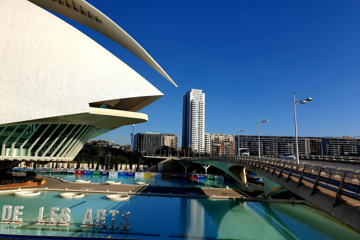 A Művészetek és Tudományok Városa nevű negyed Valencia modern arca 