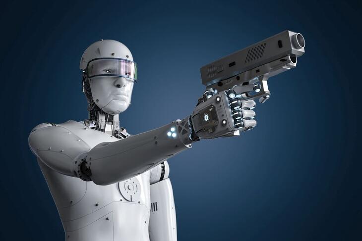Fegyveres robotoktól még nem feltétlenül kell ebben a formában tartani, de a mesterséges intelligencia megjelent a háborúban 