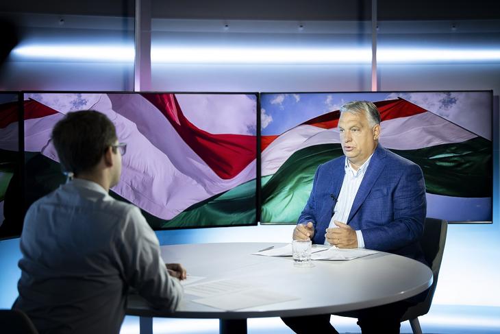 Orbán Viktor megint megszólalt. Fotó: MTI / Miniszterelnöki Sajtóiroda / Fischer Zoltán 