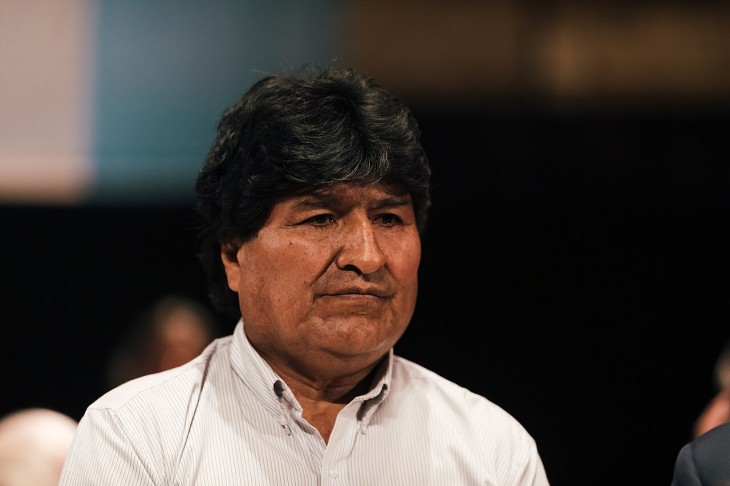 El expresidente boliviano Evo Morales en un evento este año: ¿quieren sacarlo de la vida política?  Foto: Wikimedia