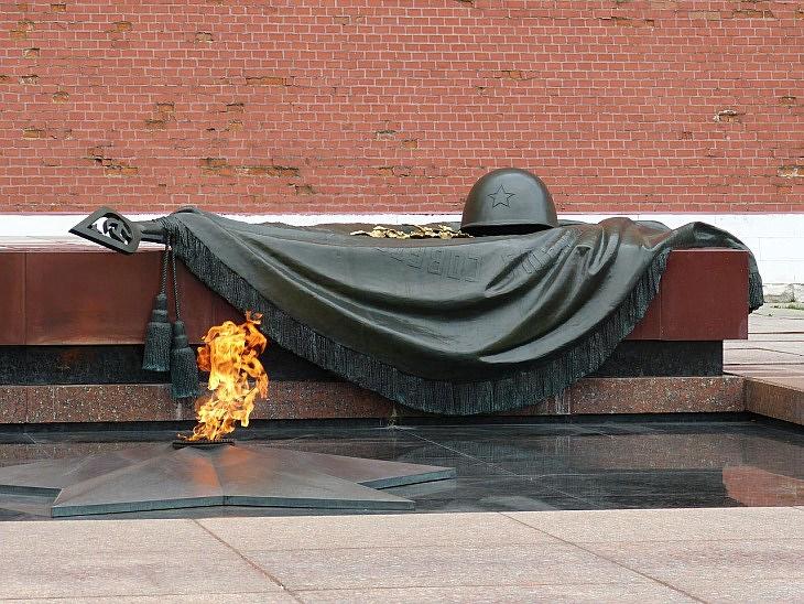 Az ismeretlen katona emlékműve Moszkvában. Pixabay.com