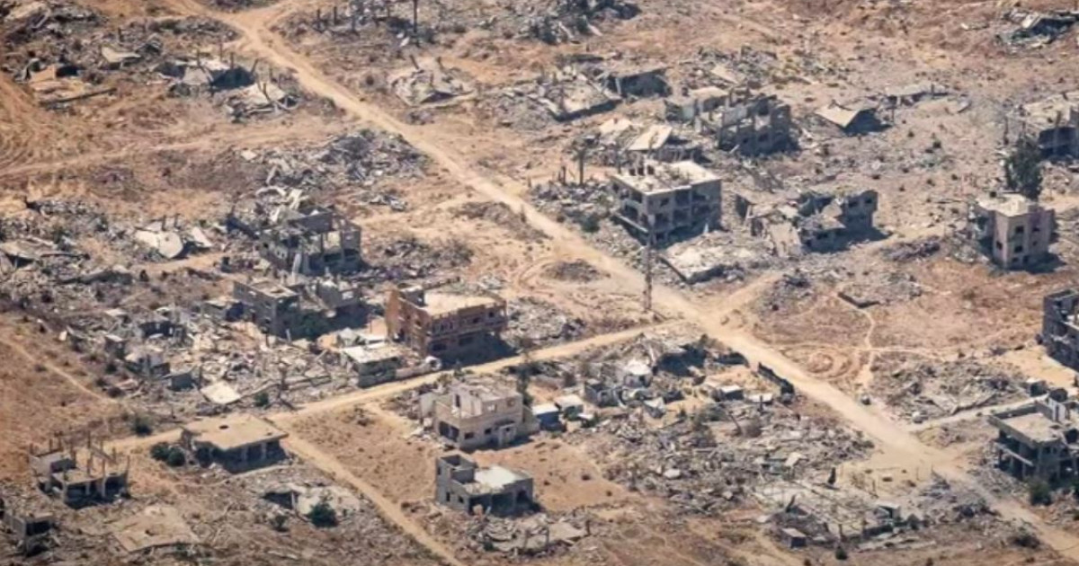 Döbbenetes légifelvétel: a kőkorszakba bombázták vissza Gázát Kép
