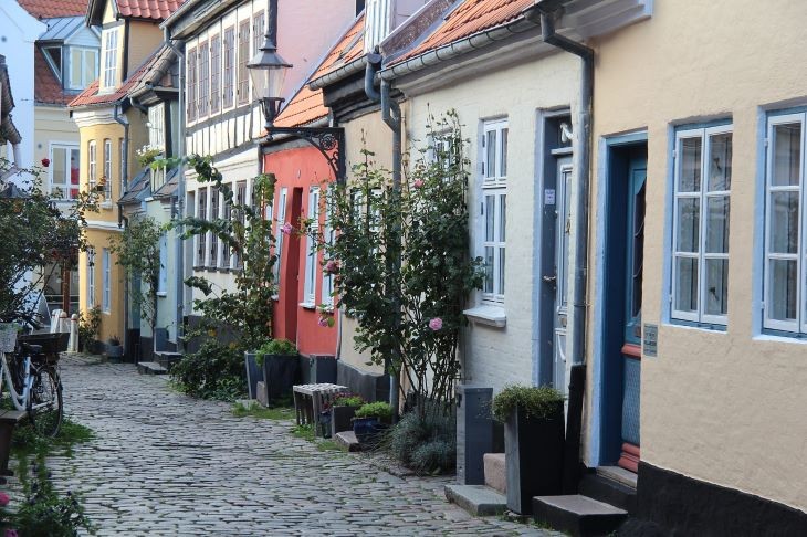 Aalborg város középső részén is magasak a lakbérek. Fotó: Pixabay