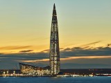 A Gazprom központja, a szentpétervári Lahta Centr