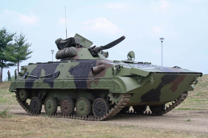 A BVP M80-asok már meg is érkeztek Ukrajnába. Fotó: Wikipedia