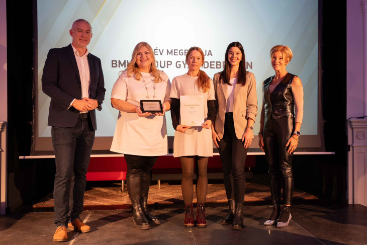 Az Év megbízója a BMW Group Gyár Debrecen