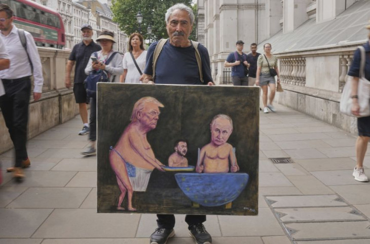 Trump kevés lesz Putyinhoz? Kaya Mar Londonban élő spanyol-török képzőművész festménye elég árulkodó