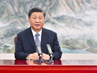 Hszi Csin-ping kínai elnök. MTI/AP/Hszinhua/Li Hszueren