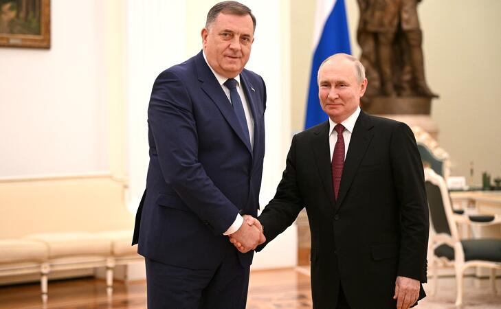 Dodik az oroszok jó szövetségese, Putyinnal is találkozott