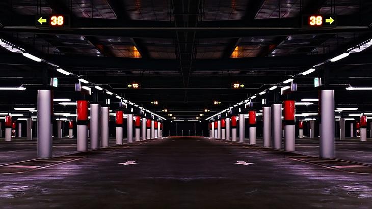 A LED-es világítás a parkolókban is előnyös