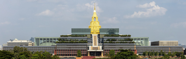 A thaiföldi parlament épülete Bangkokban