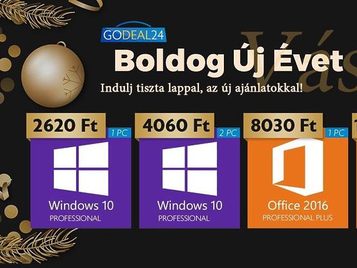 2021 speciális ajánlatai: Windows 10 Pro már 2600 forintért (x)