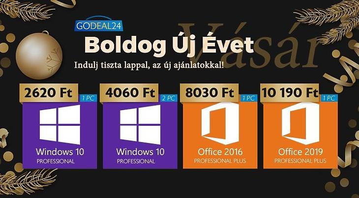 2021 speciális ajánlatai: Windows 10 Pro már 2600 forintért