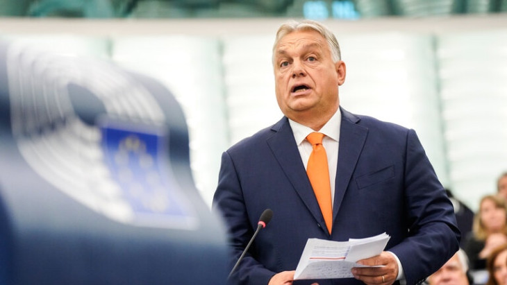 Orbán Viktor az EP vitáján