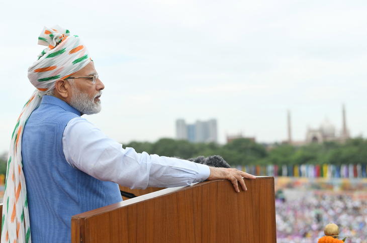Narenda Modi indiai miniszterelnök jelentette be. Fotó: MTI/EPA/PIB 