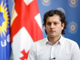 Irakli Kobakhidze a jövőt fürkészi. Fotó: Grúz Álom Párt