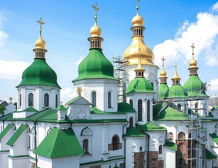 A csodálatos kijevi Szent Szófia templom is veszélyben van. Fotó: UNESCO