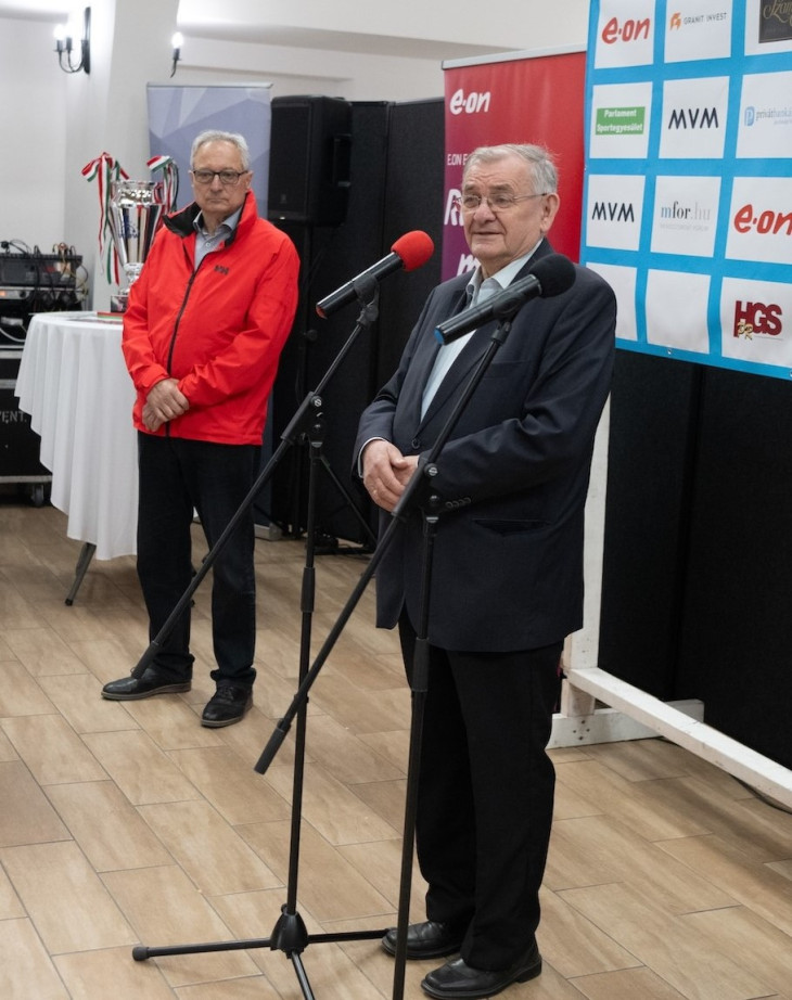 Lezsák Sándor az Országgyűlés alelnöke megnyitja a Footgolf Csúcs Kupát