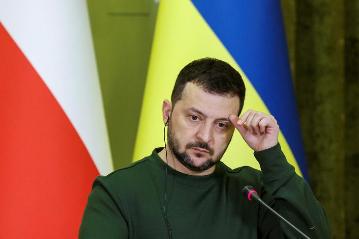Zelenszkij aggódik a tüntető gazdák miatt