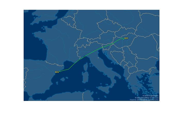 Villámcsapás ért egy Wizz Air gépet