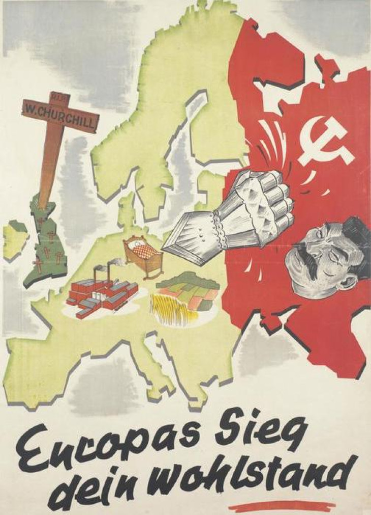 „Európa győzelme a te jóléded náci propagandaplakát 1941