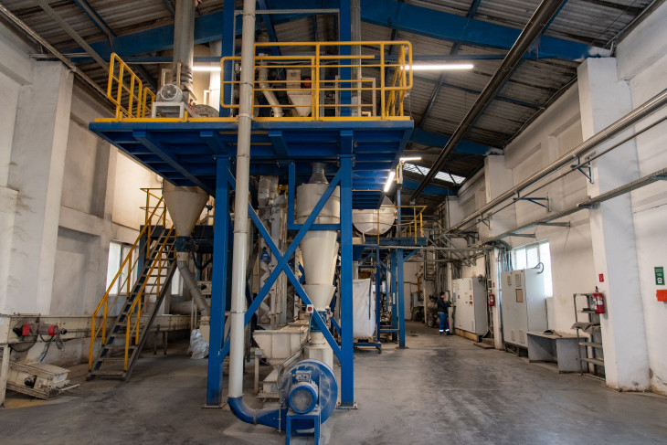 Az UBM környei szójafeldolgozó üzeme