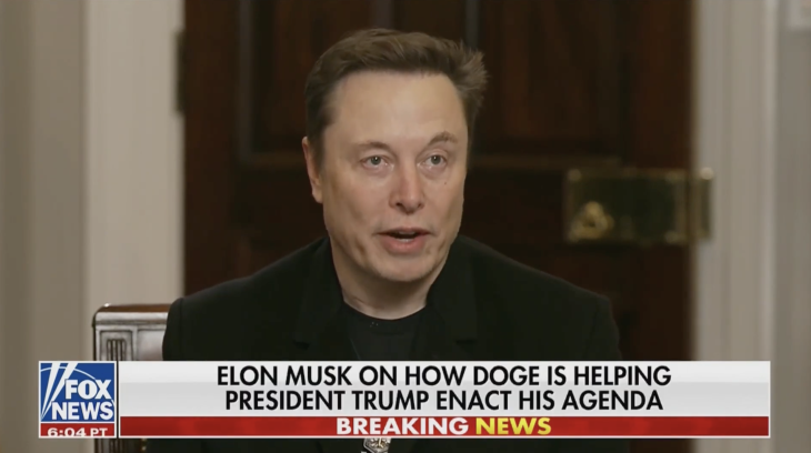 Elon Musk a Fox Newsnak adott interjúban 