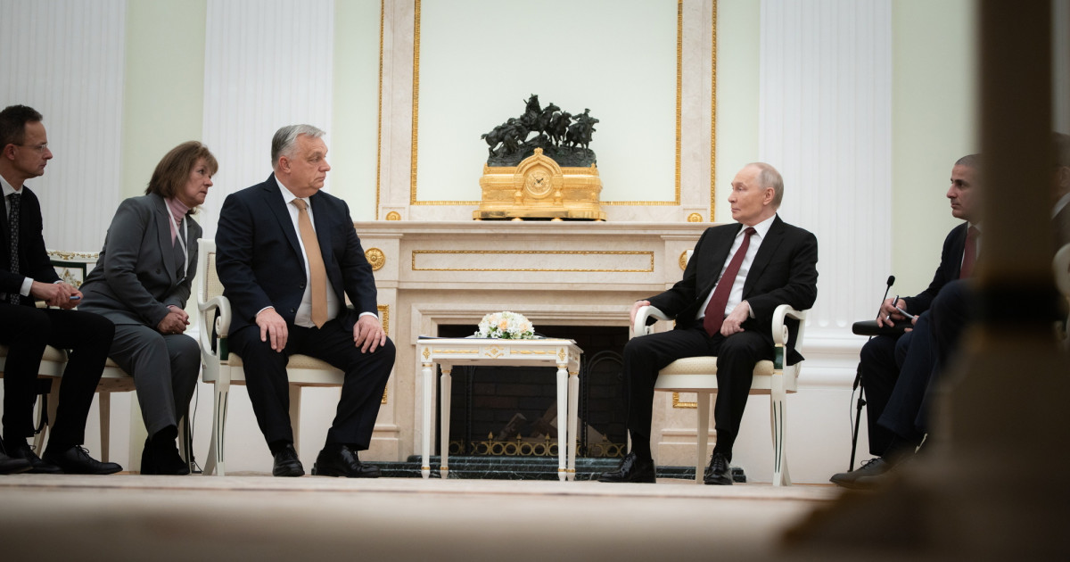 Majdnem négy órán át tárgyalt Putyin Orbán Viktorral – Szijjártó Péter tett egy bejelentést