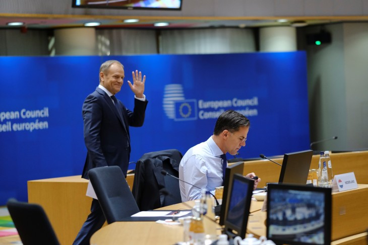 Donald Tusknak jó napja volt. (Korábbi felvétel.) Fotó: Európai Tanács