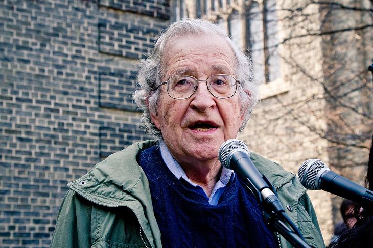 Noam Chomsky. Fotó: Andrew Rusk