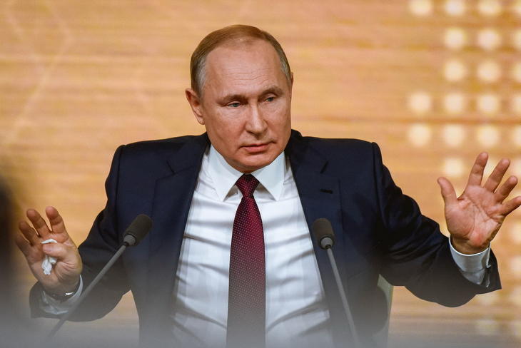 Putyin elnökölt. Fotó: Depositphotos 