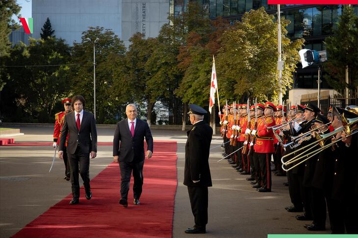 Orbán Viktor érkezik Irakli Kobakhidze georgiai miniszterelnökhöz