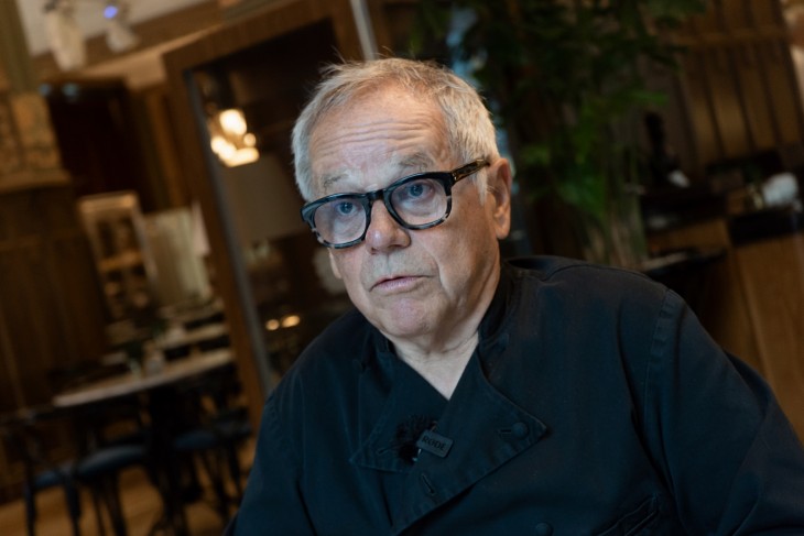 Wolfgang Puck osztrák- amerikai sztárséf. Fotó: Mfor/Privátbankár/Izsó Márton Artúr 