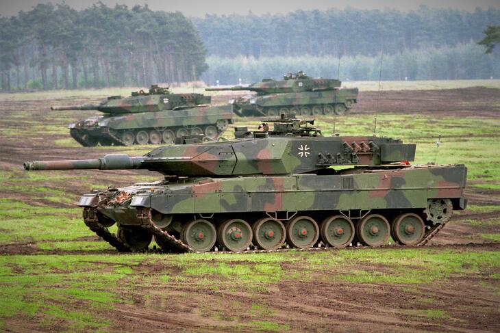 Leopard 2A5 tankok a Bundeswehrben
