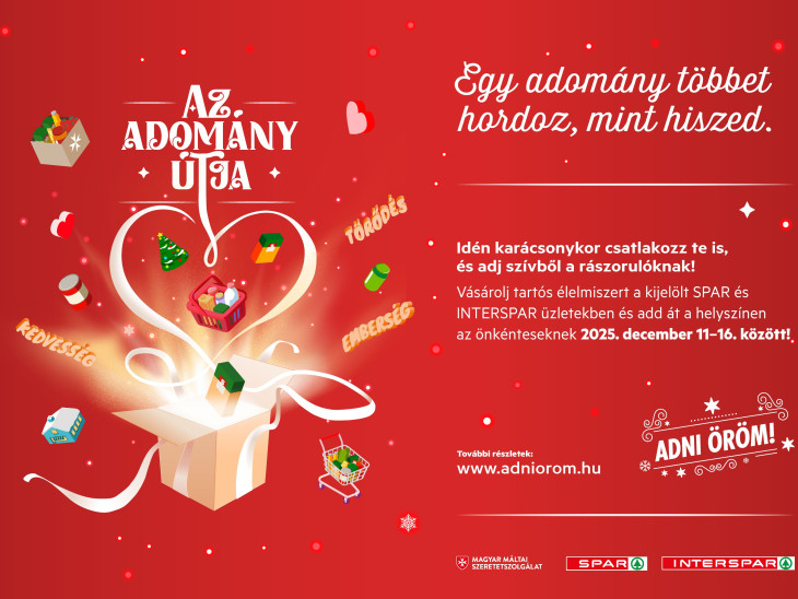Tegyél a kosaradba egy kis gondoskodást! – Indul az Adni Öröm! adománygyűjtő akció